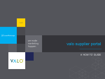 Supplier Portal User Guide