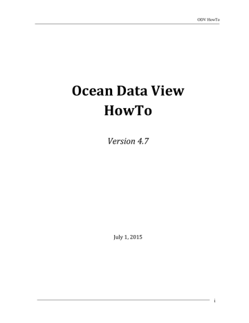 ocean data view