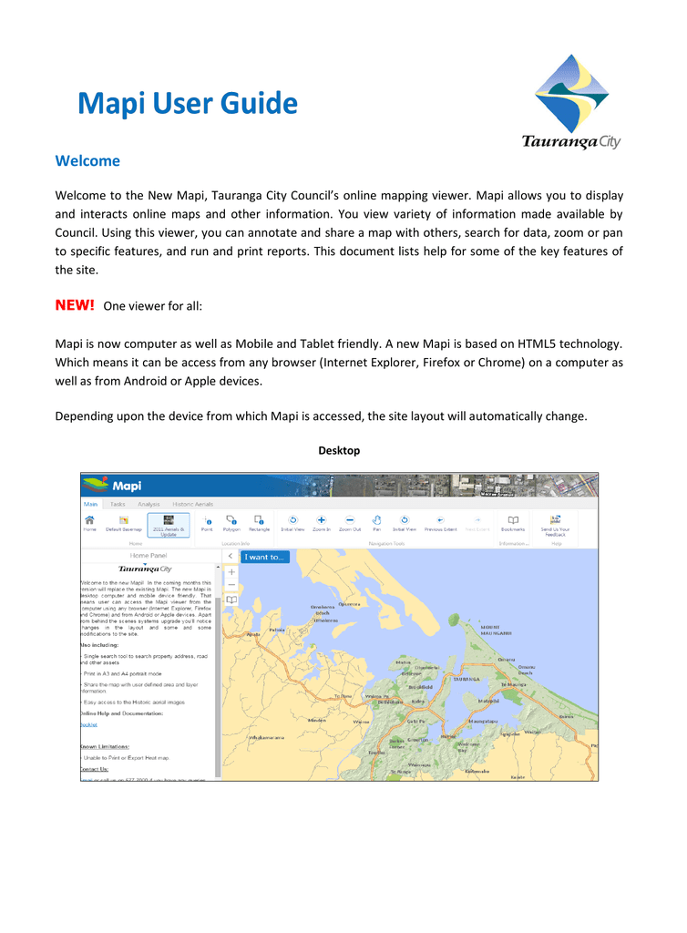 Tauranga City Council Gis Welcome - Tauranga City Council | Manualzz