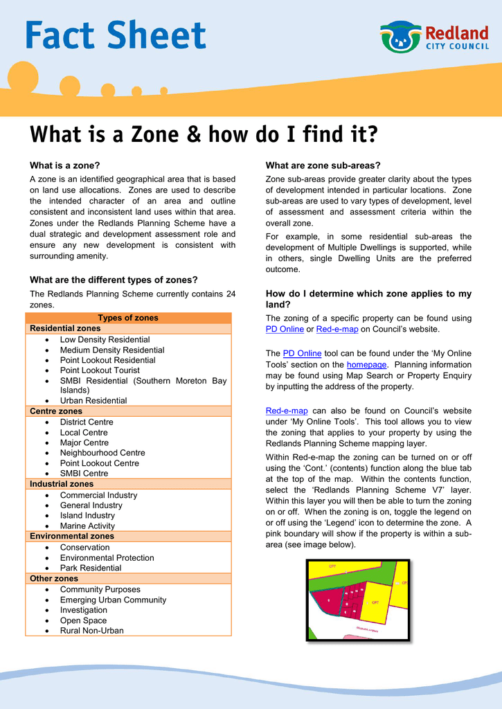 Red E Map Redlands What Is A Zone & How Do I Find It? | Manualzz