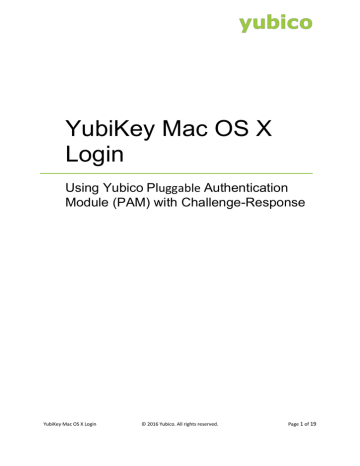 download software for mac os x + yubicon key 4