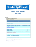 Online Driver Training User Guide