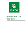 Cumulus RMP 2.5.3 User Guide