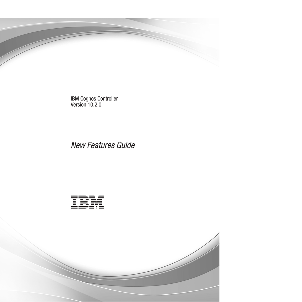 IBM Cognos Controller Version : New | Manualzz