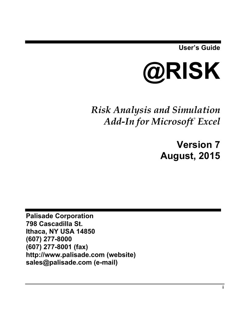 palisade risk serial number