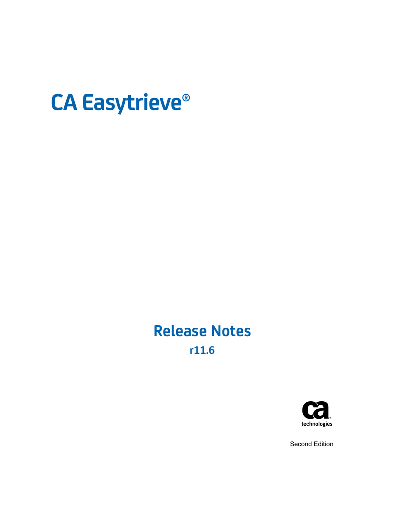 ca easytrieve manual