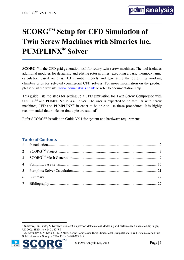 Screw Compressors Mathematical Modelling And Performance Calculation
