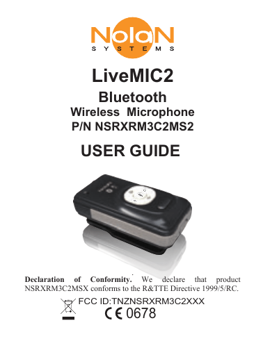 Nolan mic bluetooth online wireless microphone