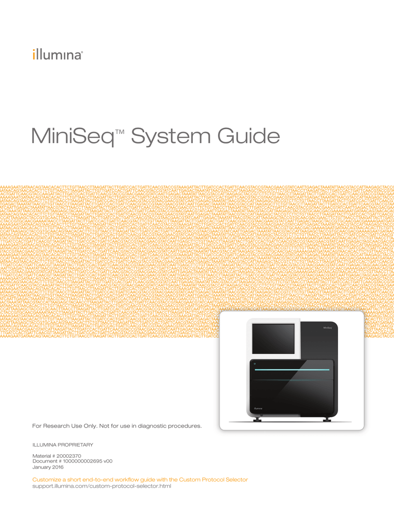 Miniseq System Guide Support Manualzz