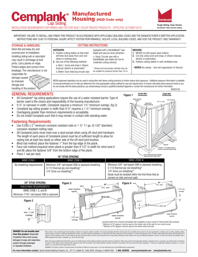 Cemplank® Lap Siding Manualzz