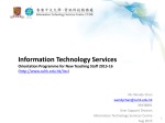 Orientation Programme User Guide for New Teaching Staff