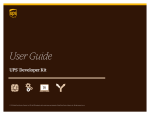 UPS Developer Kit User Guide: AI Chat &amp; PDF Access