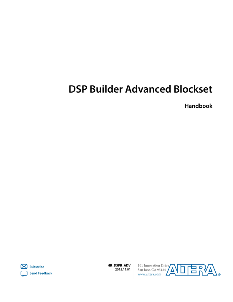 dsp builder system console dsp builder system console