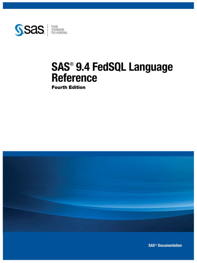 sas language