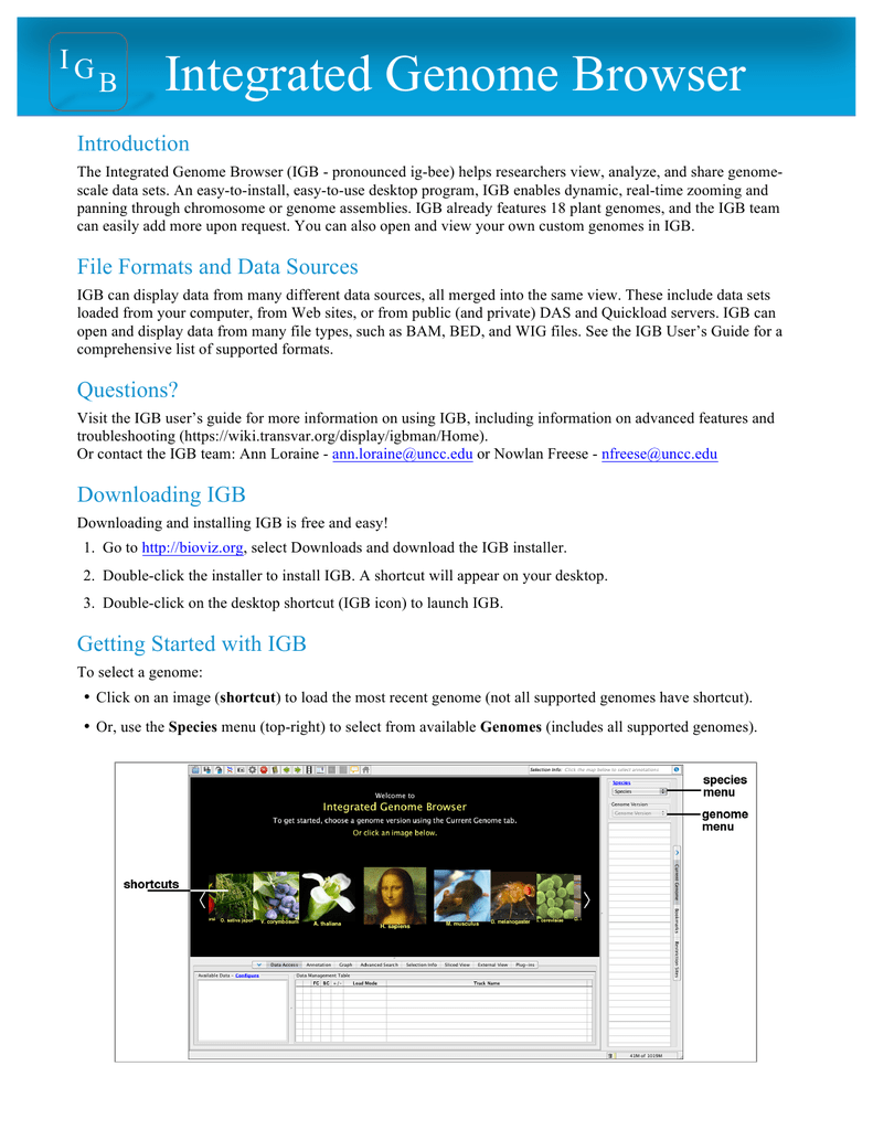 Genome Browser Download