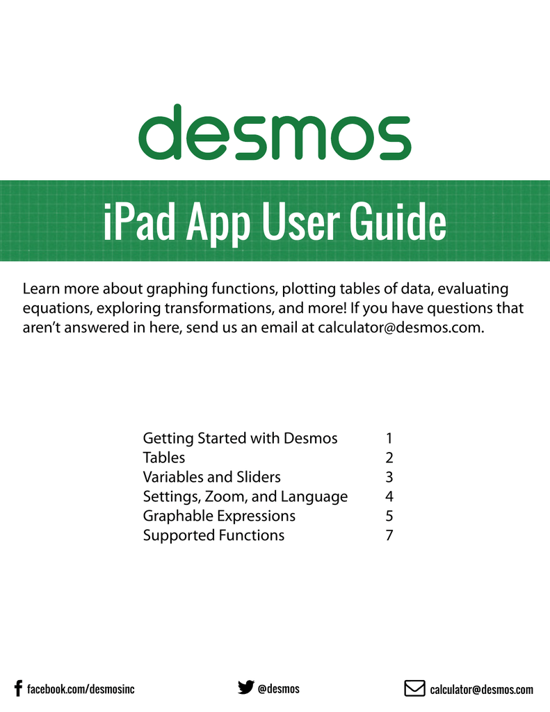 Ipad App User Guide Manualzz