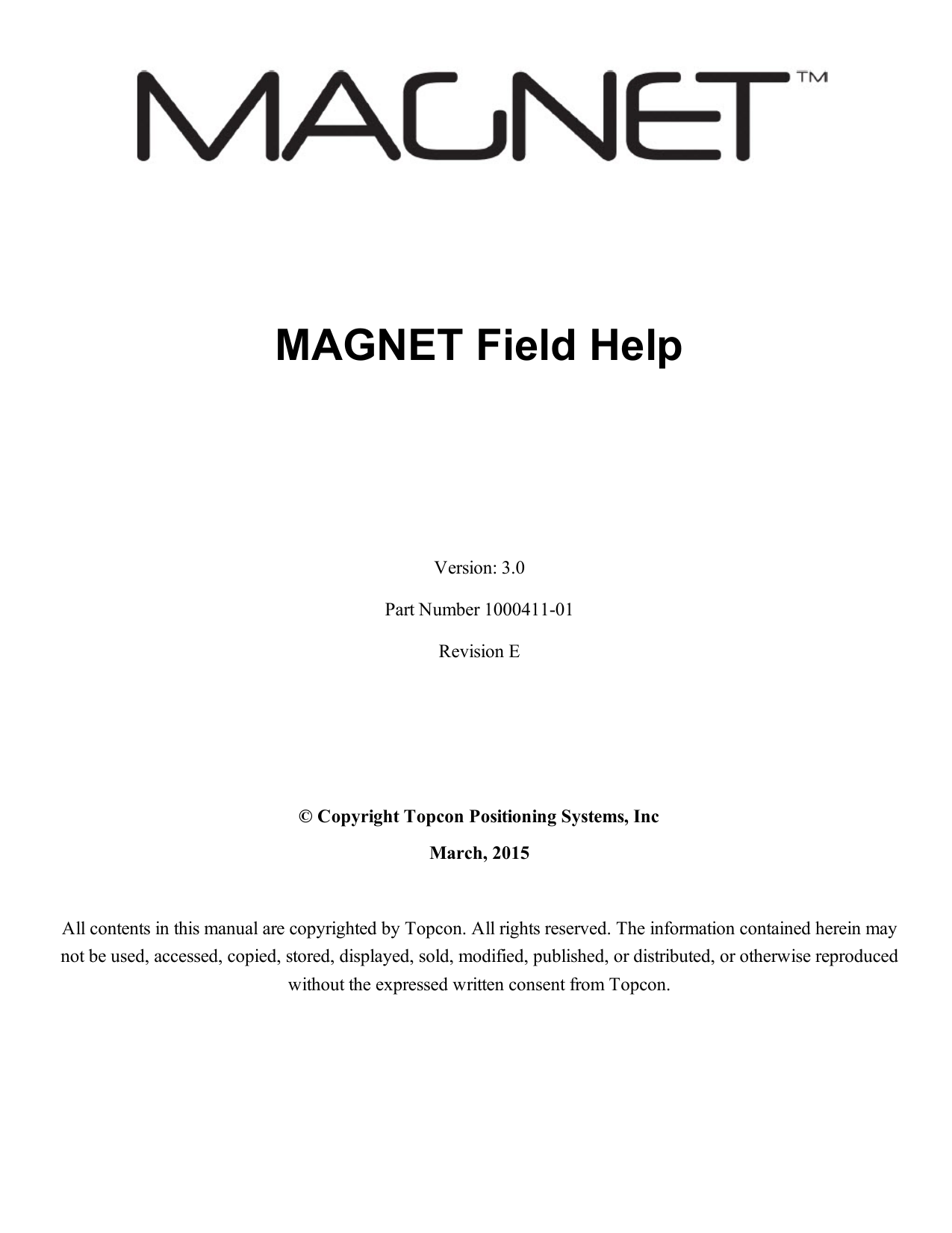 MAGNET Field Help Manual | Manualzz