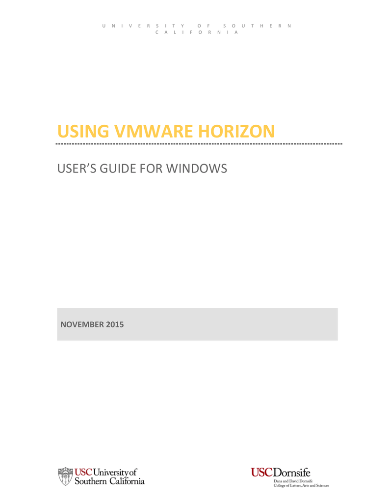 vmware horizon client download usc