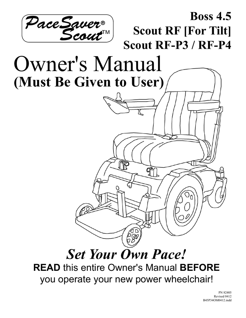 Electric Wheelchair User Manual