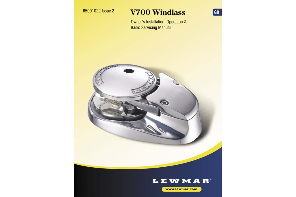 Lewmar V700 Spare Parts