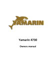YAMARIN 4410 Owner's Manual