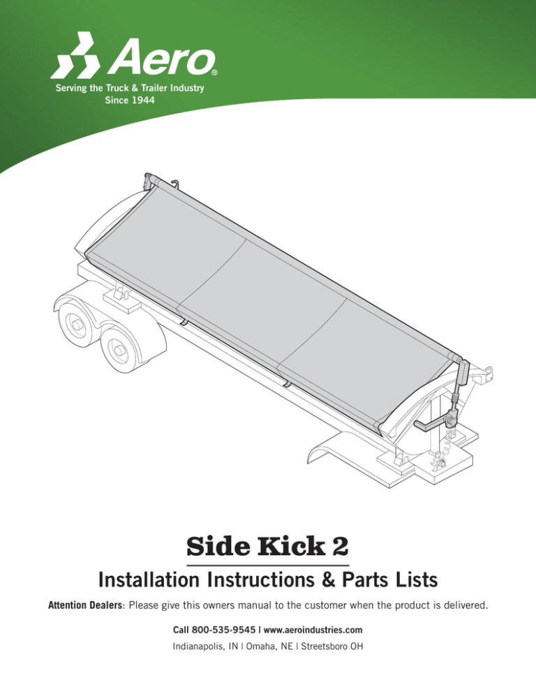 Side Kick 2 Aero Industries Manualzz