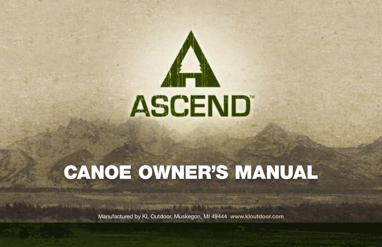 CANOE OWNER`S MANUAL Manualzz