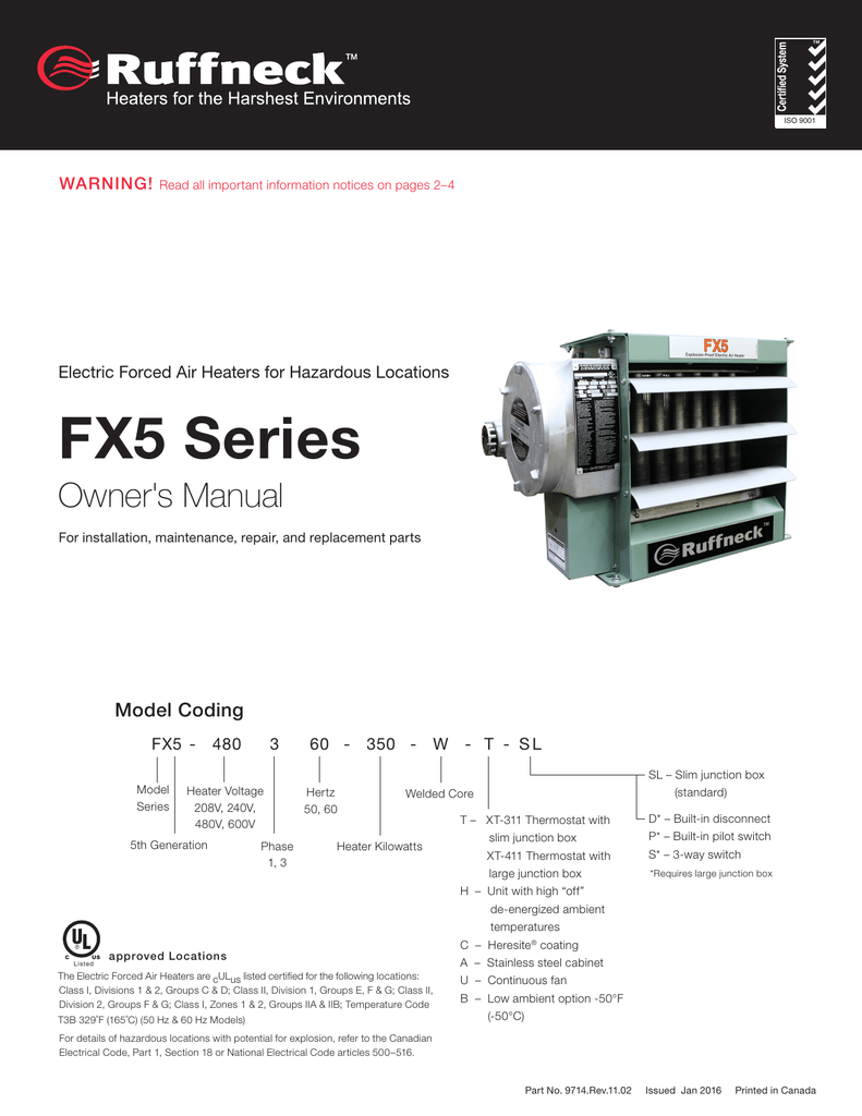 Fx5 Owner S Manual Manualzz
