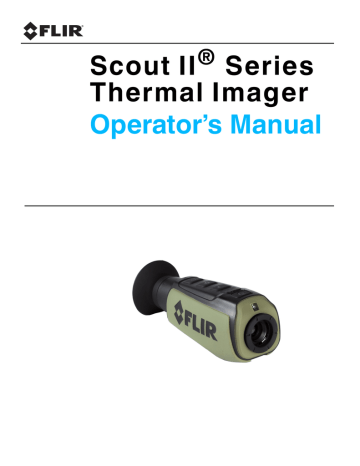 FLIR Scout II User Manual | Manualzz