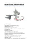 RCGF 15cc BM 15CCBM Operator's Manual
