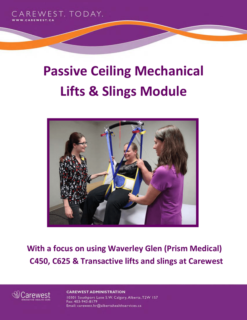 Passive Ceiling Mechanical Lifts Slings Module Manualzz