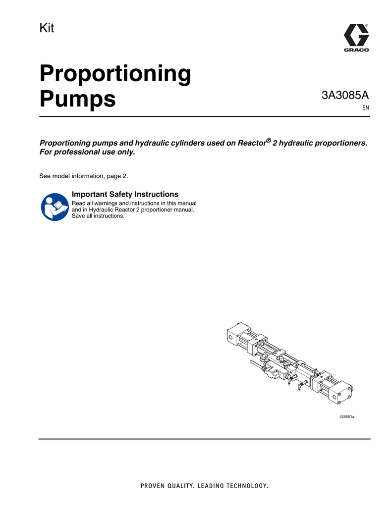 Graco HXP2 Hydraulic Pump Manual Manualzz