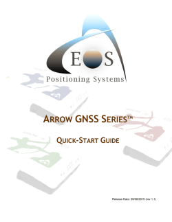 Eos Arrow Gold Quick Start Guide User Manual Manualzz Com