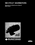 住友重機械工業 減速機 4075, 4275 取扱説明書 | Manualzz