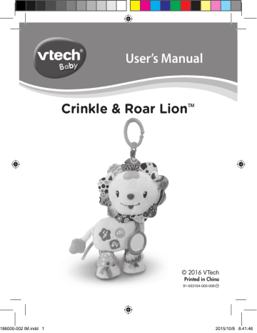 User S Manual Crinkle Roar Lion Manualzz