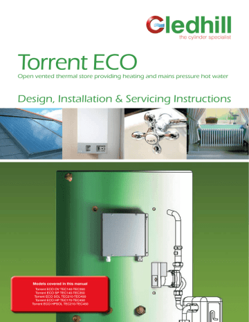 Gledhill Torrent GreenHeat TGH450-SOL Installation & Servicing Instructions Manual | Manualzz