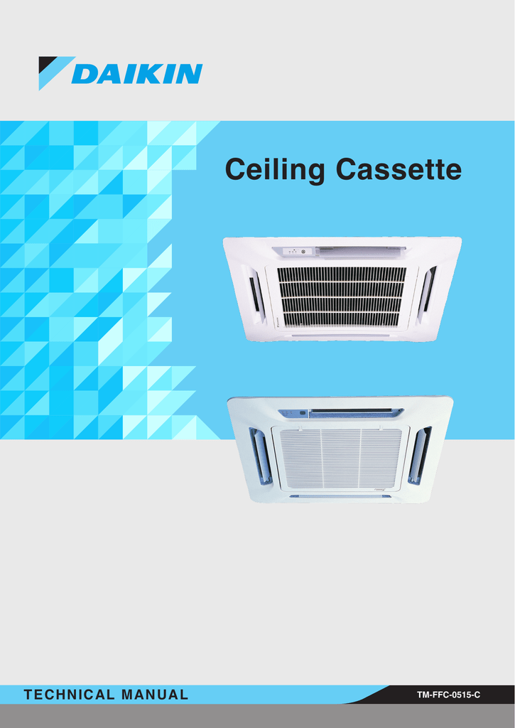 Daikin Ceiling Cassette Technical Manual Shelly Lighting
