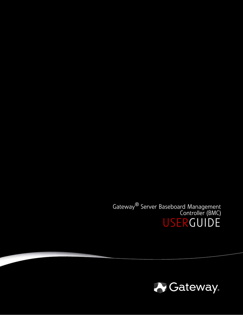 8511721 Gateway Server Baseboard Management Controller (BMC) User