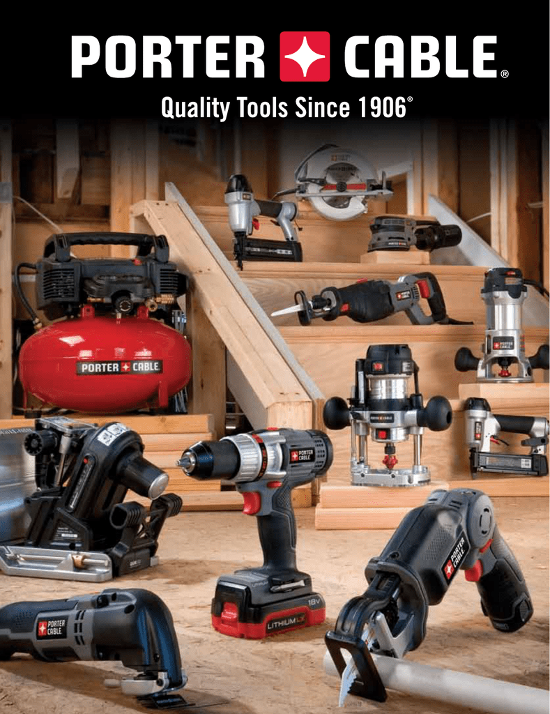 Porter Cable Corporation Product Catalog Manualzz Com
