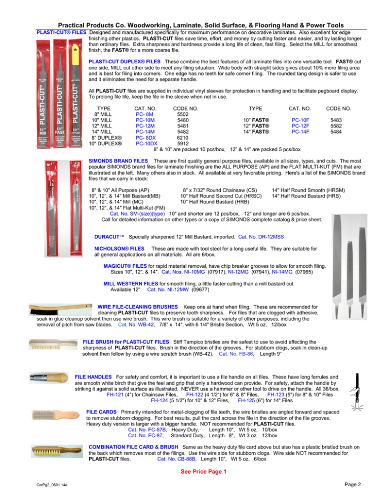 Practical Products Co Product Catalog Manualzz