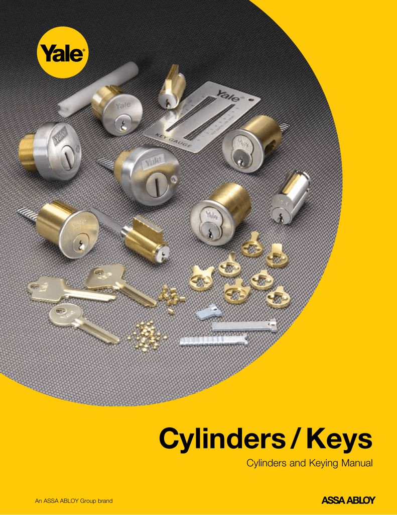 Yale Cylinders and Keying Manual Manualzz