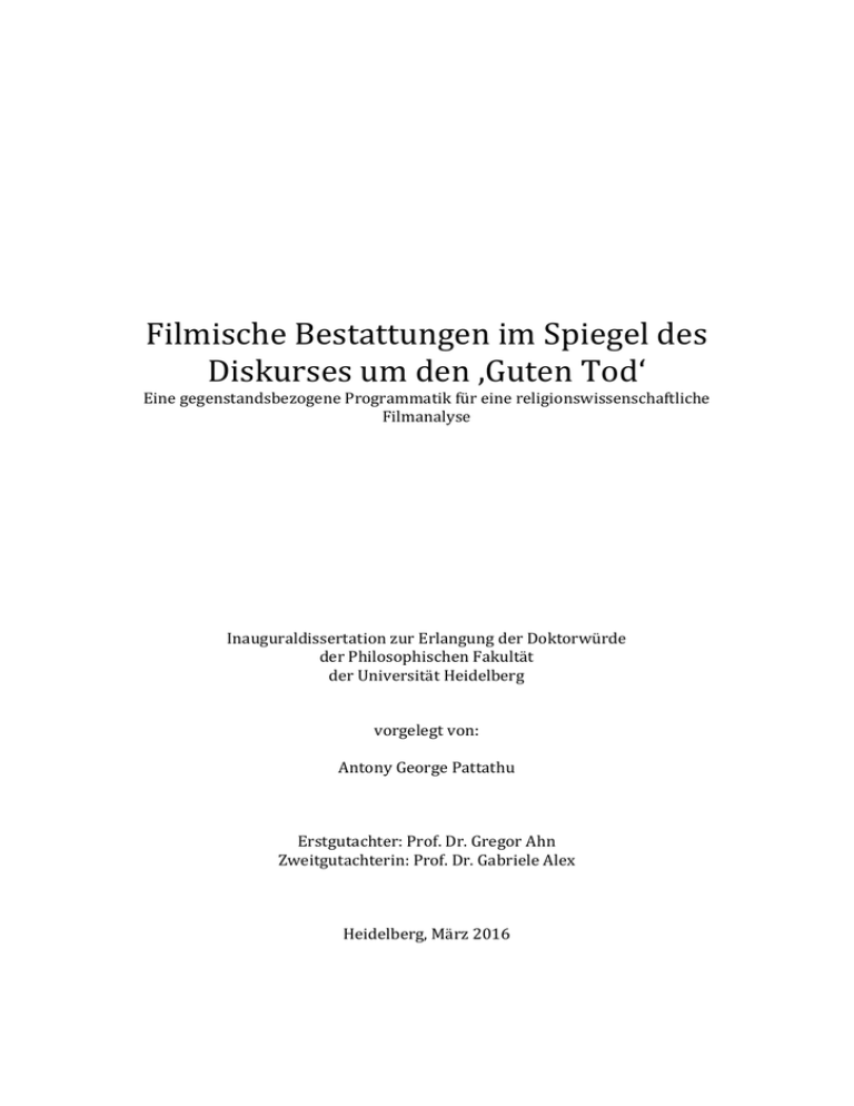 Pattathu Dissertation Filmische Bestattungen Heidok Final Manualzz