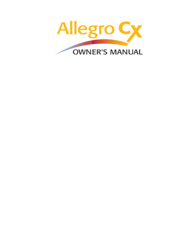 AllegroCXmanual.pdf | Manualzz