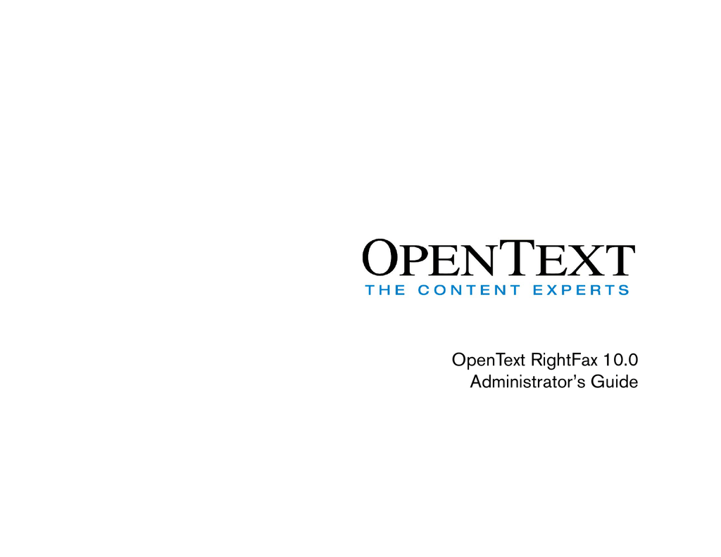 rightfax 이미징 오류 발생
