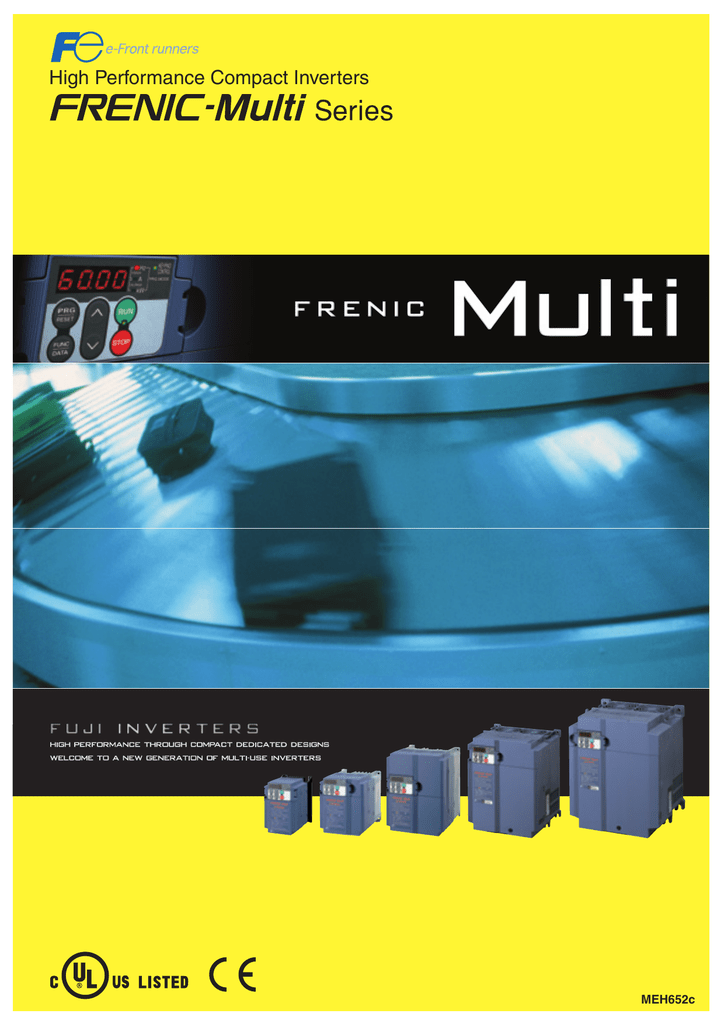 Bien tan Fuji dong Frenic-Multi - Catalogue.pdf | Manualzz