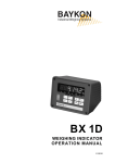 BAYKON BX 1D User Manual: AI Chat &amp; PDF Download