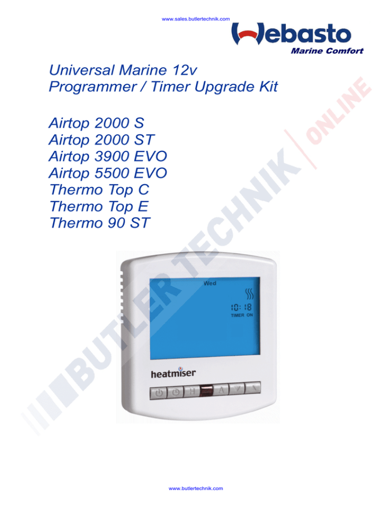 webasto timer 1530 user manual