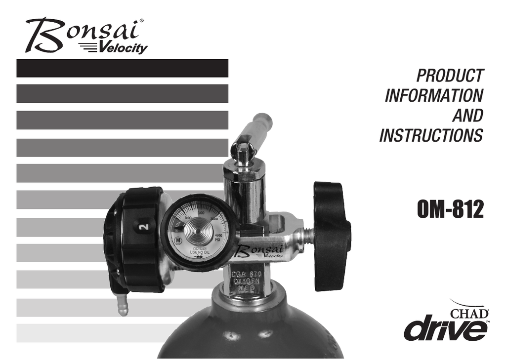 BONSAI VELOCITY OM812 Product Information And Instructions Manualzz