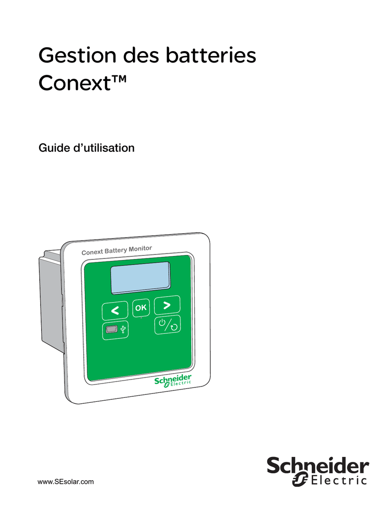 schneider electric conext battery monitor