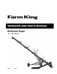 Farm King Backsaver Auger 16" x 104' Manual